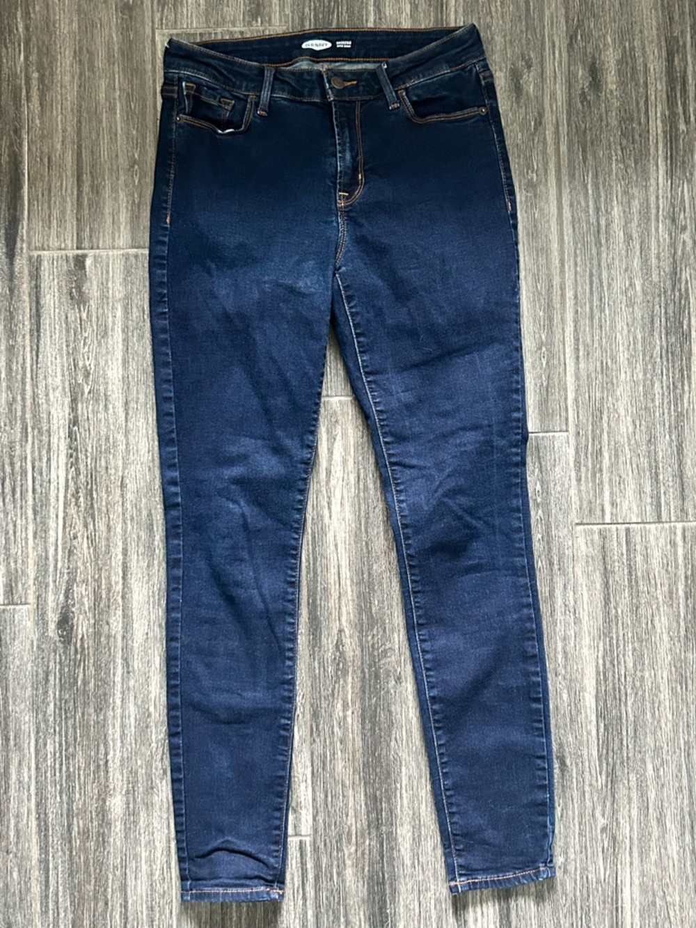 New Old Navy Sz 4 Rockstar super skinny Blue Jeans high rise